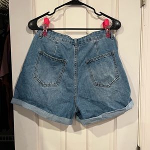 High waisted shorts